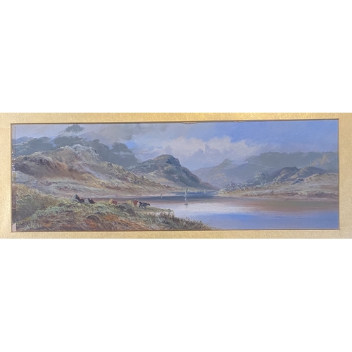 77 - ANTHONY GRAHAM (British 1828-1908), A PAIR OF FRAMED SCOTTISH LOCH LANDSCAPES (i) ‘LOCH VENACHAR’, o... 