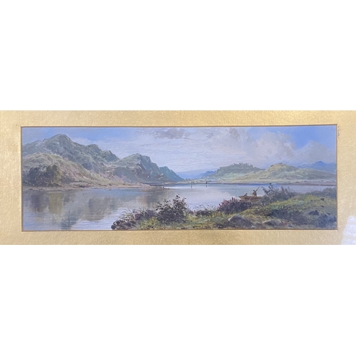 77 - ANTHONY GRAHAM (British 1828-1908), A PAIR OF FRAMED SCOTTISH LOCH LANDSCAPES (i) ‘LOCH VENACHAR’, o... 