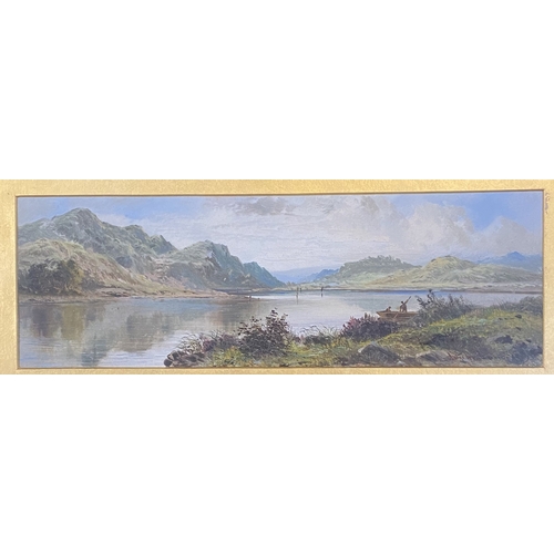 77 - ANTHONY GRAHAM (British 1828-1908), A PAIR OF FRAMED SCOTTISH LOCH LANDSCAPES (i) ‘LOCH VENACHAR’, o... 