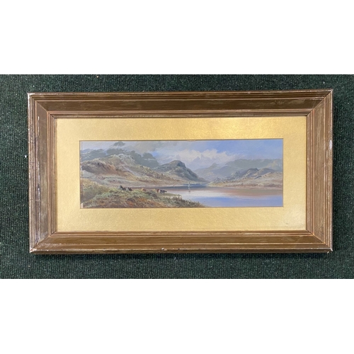 77 - ANTHONY GRAHAM (British 1828-1908), A PAIR OF FRAMED SCOTTISH LOCH LANDSCAPES (i) ‘LOCH VENACHAR’, o... 