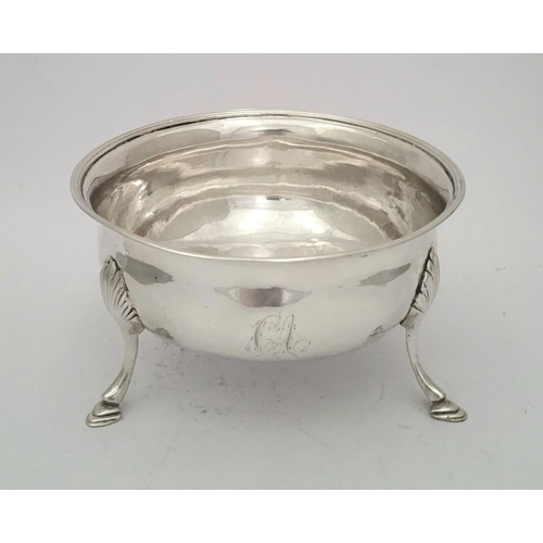 2 - A VERY FINE IRISH, CORK, GEORGE III SILVER SUGAR BOWL, circa 1785, of simple form, with engraved ini... 