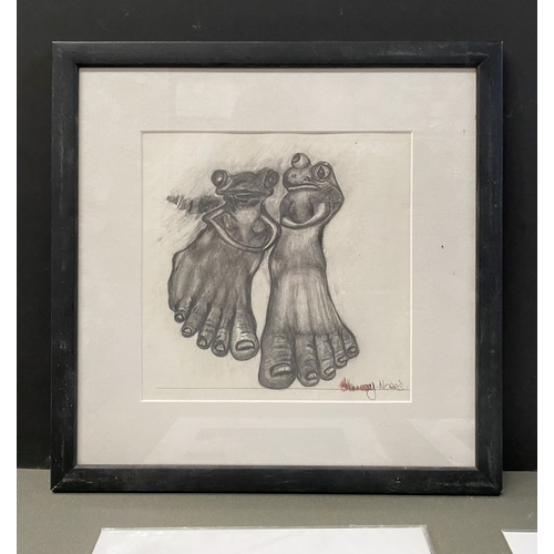 216 - A MIXED LOT TO INCLUDE (i) a framed print, signed in pencil lower right M. Murphy and dated 2007, (i... 