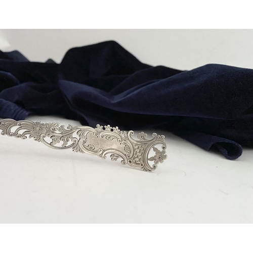 3 - AN ATTRACTIVE PAIR OF VICTORIAN SILVER BERRY SPOONS, Hallmarked Atkin Brothers, Truro Works, Matilda... 