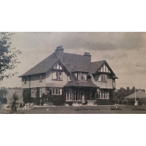 42 - AN EARLY 20TH CENTURY ARCHITECTURAL DRAWING FOR PROPOSED HOUSE IN DOUGLAS CORK, along with a photogr... 