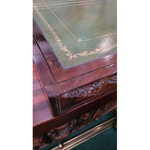 106 - AN EXCEPTIONAL 19TH CENTURY ROSEWOOD MOTHER OF PEARL INLAID WRITING SLOPE BOX, a very fine example. ... 