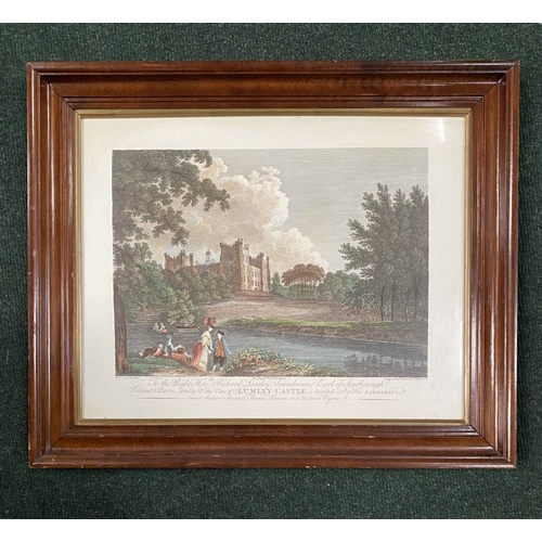 238 - FOUR LARGE FRAMED PRINTS (i) AFTER WILLIAM BYRNE (1743-1805) & SAMUEL MIDDIMAN (1750-1831), ‘To the ... 