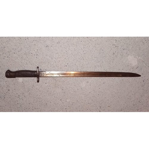 289 - A WORLD WAR I LEE ENFIELD .303 BAYONET, dimensions: 55cm long approx.