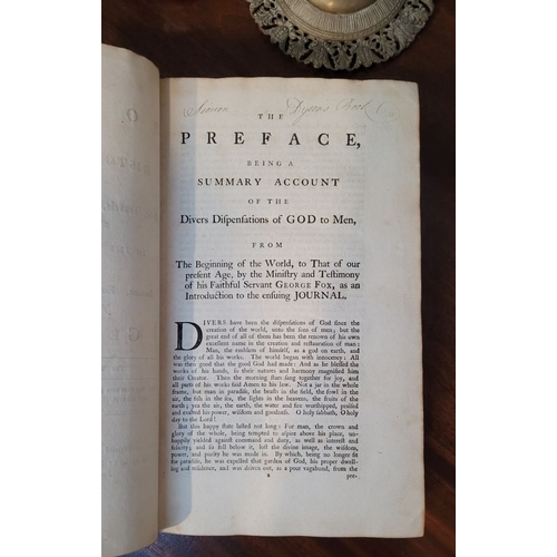 53 - GEORGE FOX, A JOURNAL OR HISTORICAL ACCOUNT OF THE LIFE, TRAVELS, SUFFERINGS, CHRISTIAN EXPERIENCES ... 