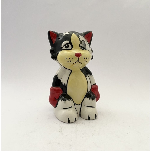 116 - A LORNA BAILY MODEL OF ‘ALI’ THE CAT, marked with artists name to base. Dimensions: 14cm high approx... 