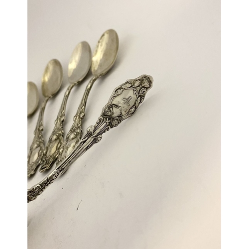 135 - A SET OF 11 EARLY 20TH CENTURY STERLING SILVER TEASPOONS, by Gorham, Providence, Rhode Island, US. H... 