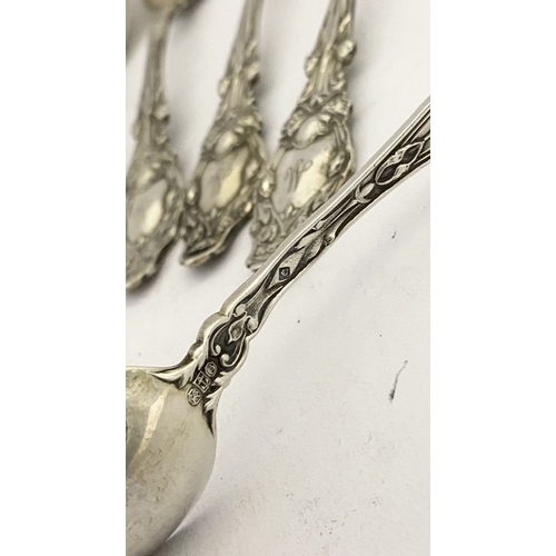 135 - A SET OF 11 EARLY 20TH CENTURY STERLING SILVER TEASPOONS, by Gorham, Providence, Rhode Island, US. H... 