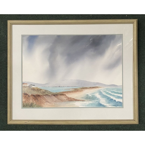 138 - GRANVILLE D. CLARKE (British, 20th Century), ‘PASSING STORM – INCH’, watercolour on paper, signed lo... 