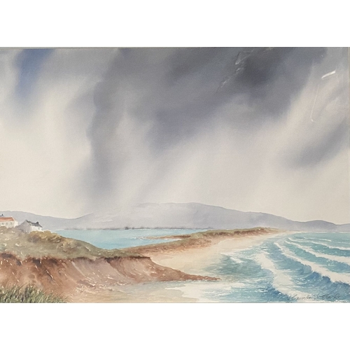 138 - GRANVILLE D. CLARKE (British, 20th Century), ‘PASSING STORM – INCH’, watercolour on paper, signed lo... 