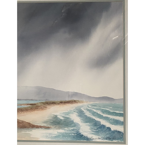 138 - GRANVILLE D. CLARKE (British, 20th Century), ‘PASSING STORM – INCH’, watercolour on paper, signed lo... 