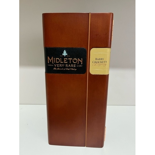 148 - A VERY RARE CASED BOTTLE OF BARRY CROCKETT LEGACY MIDLETON WHISKEY, American Bourbon Cask number 332... 