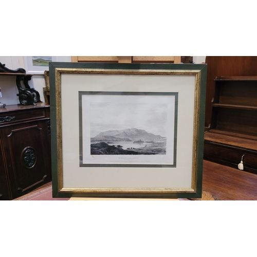 184 - TWO FRAMED BLACK & WHITE LITHOGRAPHS, both After Robert O’Callaghan Newenham, drawn on stone by J.D.... 