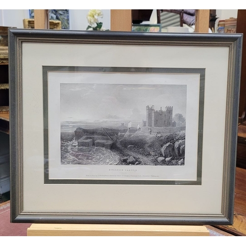 184 - TWO FRAMED BLACK & WHITE LITHOGRAPHS, both After Robert O’Callaghan Newenham, drawn on stone by J.D.... 