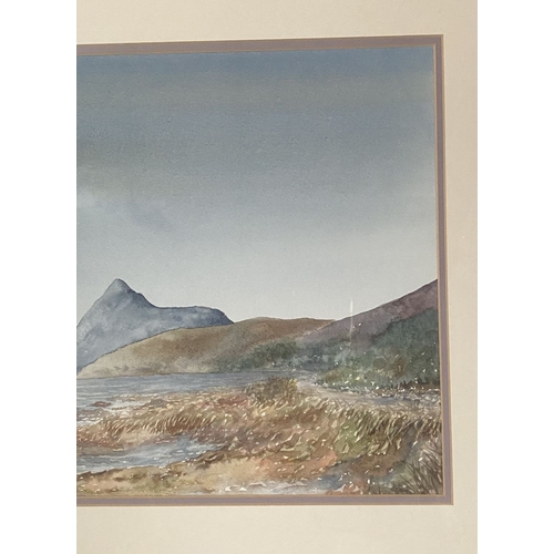 194 - GRANVILLE D. CLARKE (British, 20th Century), ‘COASTAL ROAD CORRAN’, watercolour on paper, signed low... 