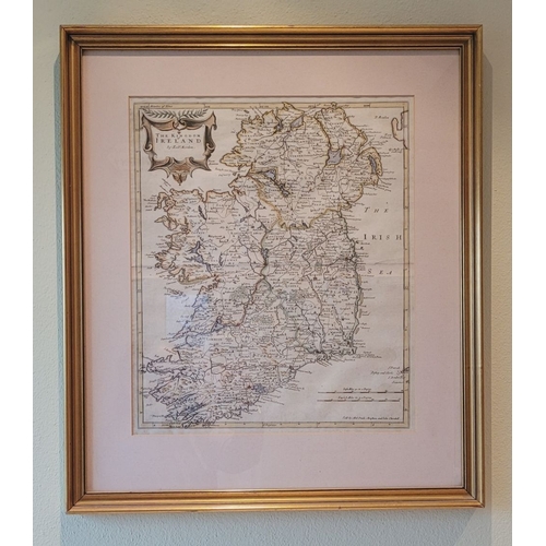 20 - ROBERT MORDEN’S THE KINGDOM OF IRELAND MAP, circa 1695. A 17th century map of Ireland, ‘Sold by Abel... 