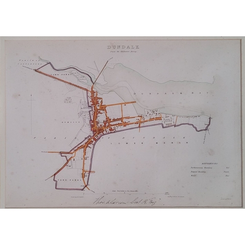 27 - A COLLECTION OF EARLY 19TH CENTURY MAPS: FROM THE MUNICIPAL CORPORATION BOUNDARIES OF IRELAND, which... 