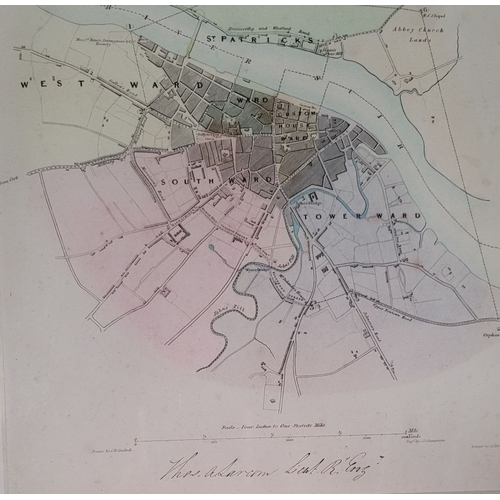 27 - A COLLECTION OF EARLY 19TH CENTURY MAPS: FROM THE MUNICIPAL CORPORATION BOUNDARIES OF IRELAND, which... 