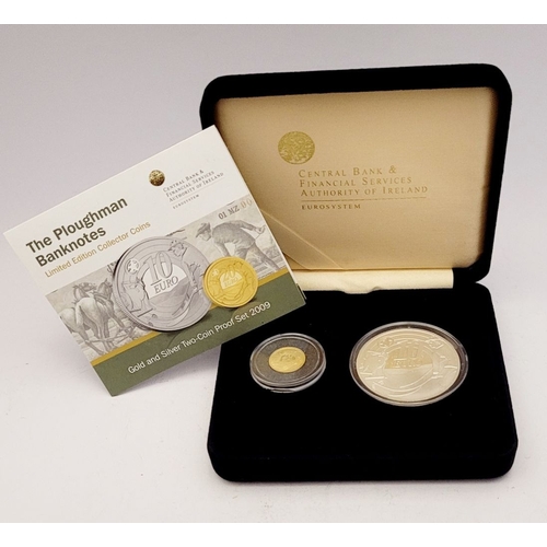 31 - A LIMITED EDITION DOUBLE PROOF COIN SET: Cased limited edition collector coin set: The Ploughman Ban... 