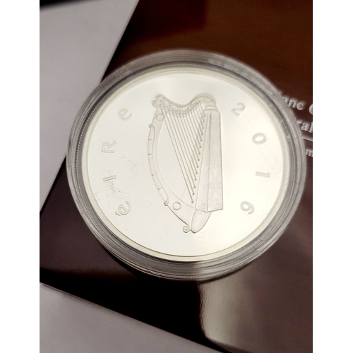 8 - A PRESENTATION WOODEN CASED LIMITED-EDITION COMMEMORATIVE €15 SILVER PROOF COIN: date of issue 2016,... 