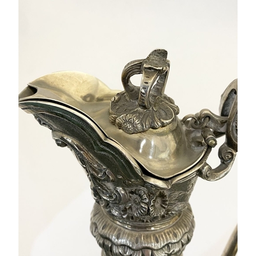 2 - AN IMPRESSIVE HISTORICAL IRISH SILVER ARMADA JUG, Dublin c.1866. The front engraved with presentatio... 