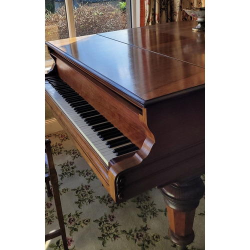 24 - A BEAUTIFUL LATE 19TH CENTURY SCHIEDMAYER GRAND PIANO, the German craftsmanship that went into creat... 