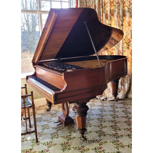 24 - A BEAUTIFUL LATE 19TH CENTURY SCHIEDMAYER GRAND PIANO, the German craftsmanship that went into creat... 