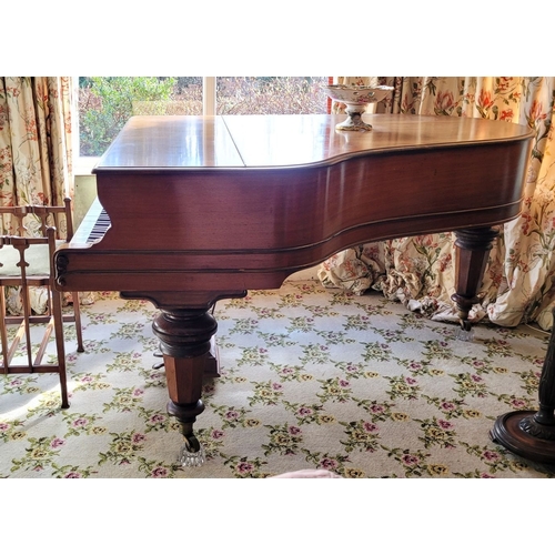 24 - A BEAUTIFUL LATE 19TH CENTURY SCHIEDMAYER GRAND PIANO, the German craftsmanship that went into creat... 