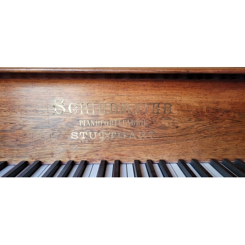 24 - A BEAUTIFUL LATE 19TH CENTURY SCHIEDMAYER GRAND PIANO, the German craftsmanship that went into creat... 