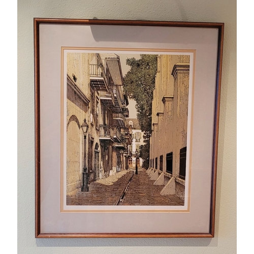 242 - AFTER PAUL DE LA FILLE, (AMERICAN 1927-2010) NEW ORLEANS STREET VIEW, reproduction print, unsigned. ... 