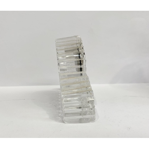 191 - A WATERFORD CRYSTAL HURRICANE VOTIVE CANDLEHOLDER, in the Lismore pattern, along with Waterford crys... 