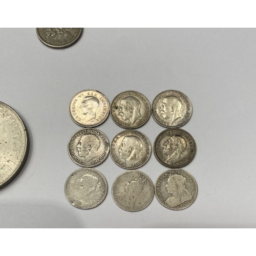 196 - A COLLECTION OF BRITISH COINS, Late 19th – Early 20th Century, to include 8 three pence coins dating... 