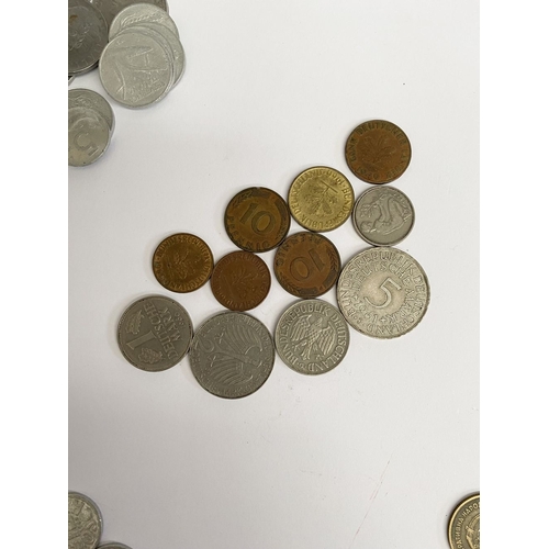 201 - A COLLECTION OF WORLDWIDE COINS, to include rare United States of America Maryland Quarter dollar, F... 