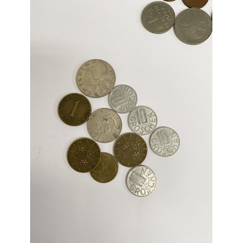 201 - A COLLECTION OF WORLDWIDE COINS, to include rare United States of America Maryland Quarter dollar, F... 