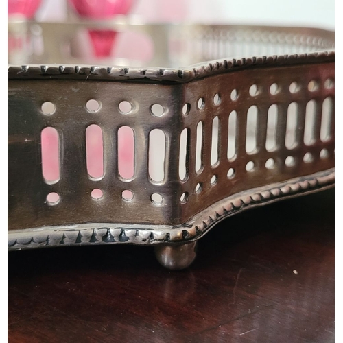 210 - A FANTASTIC VINTAGE CRANBERRY GLASS DRINKS SET, includes a baluster shaped decanter with stopper and... 