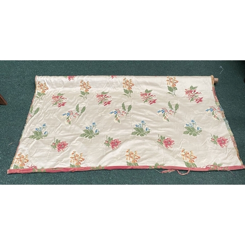 212 - A LARGE COLLECTION OF ROLLS OF FABRICS, by a variety of Makers and in a variety of patterns etc. As ... 