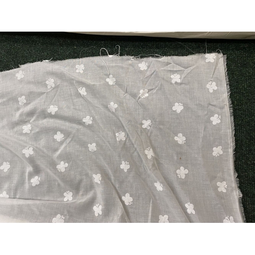 212 - A LARGE COLLECTION OF ROLLS OF FABRICS, by a variety of Makers and in a variety of patterns etc. As ... 