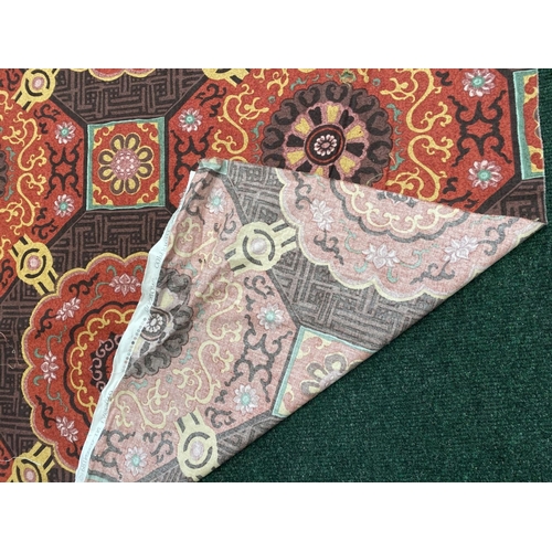 212 - A LARGE COLLECTION OF ROLLS OF FABRICS, by a variety of Makers and in a variety of patterns etc. As ... 