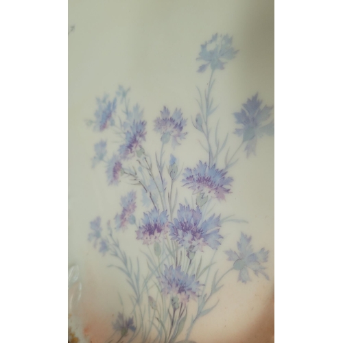 223 - A DELICATE VINTAGE FRENCH MADE R. DELIMIERES & CIE, LIMOGES – D&C TEA SET, which includes a large tr... 