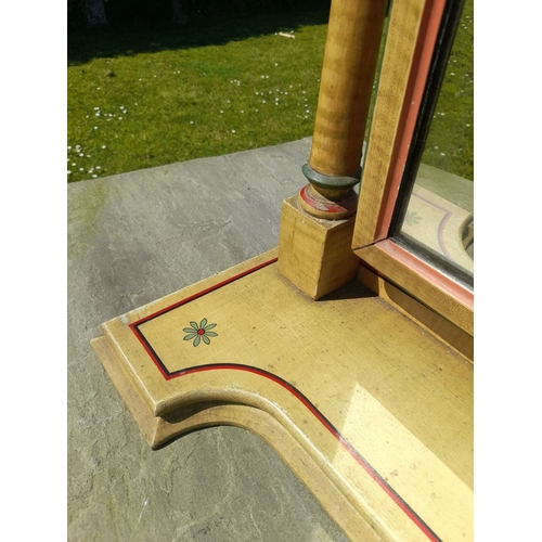 229 - A VERY LARGE WELL MADE MAHOGANY ANTIQUE DESKTOP MIRROR, originally sold at Millar & Beatty, Grafton ... 