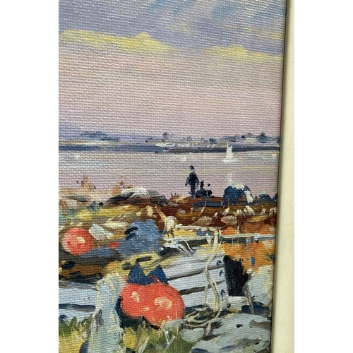 272 - AFTER MAURICE MAC GONIGAL (1900-1979), ‘SEPTEMBER MORNING – CONNEMARA’, coloured print on canvas, la... 