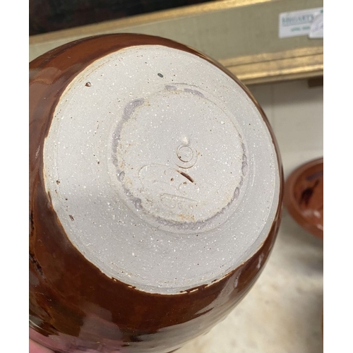 294 - A COLLECTION OF LOUIS MULCAHY POTTERY, to include six pots. Dimensions: largest: 13cm high x 24cm di... 