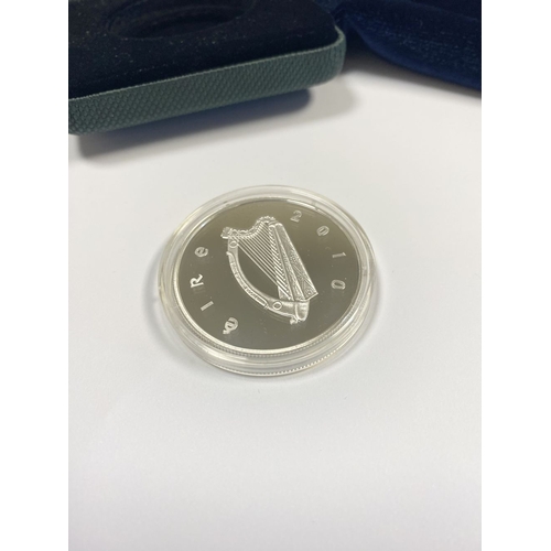 298 - A CENTRAL BANK OF IRELAND SERIES MARE AND FOAL LIMITED-EDITION SILVER PROOF FIFTEEN EURO COIN – 2010... 