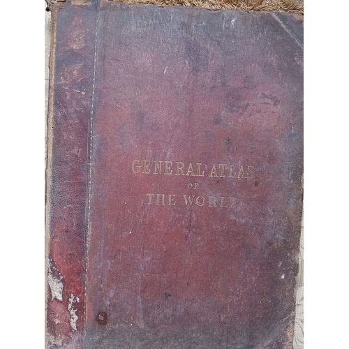 195 - BLACK’S GENERAL ATLAS OF THE WORLD, 56 maps in total, folio size.