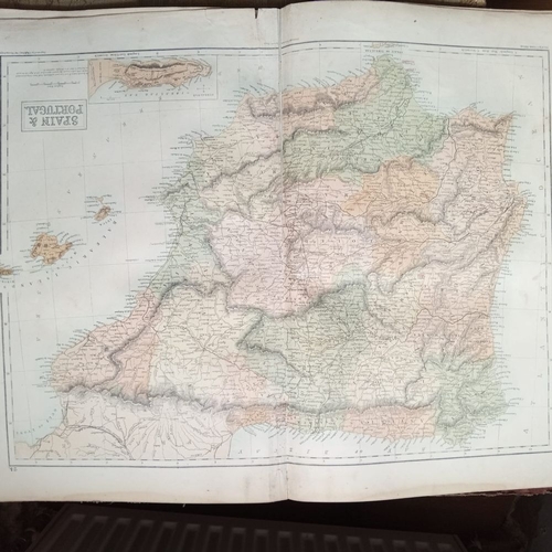 195 - BLACK’S GENERAL ATLAS OF THE WORLD, 56 maps in total, folio size.