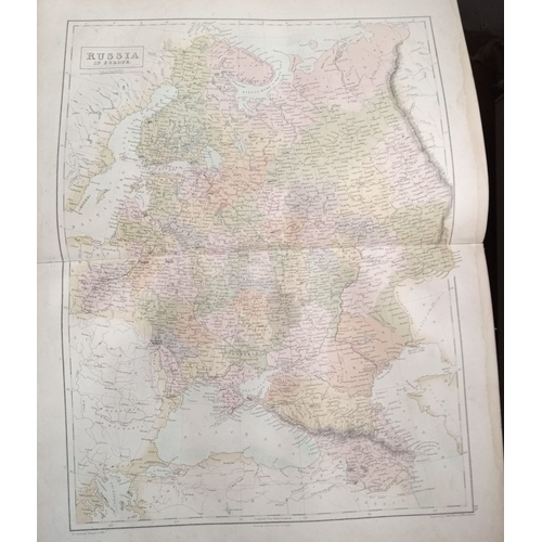 195 - BLACK’S GENERAL ATLAS OF THE WORLD, 56 maps in total, folio size.