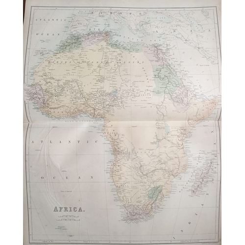 195 - BLACK’S GENERAL ATLAS OF THE WORLD, 56 maps in total, folio size.
